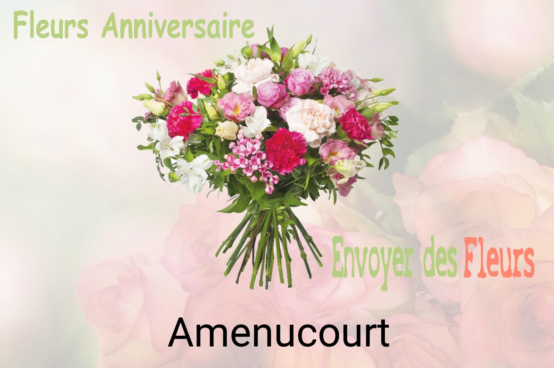 Bouquet de fleurs d’anniversaire livré à Amenucourt